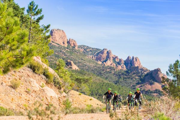 Excursion VTT électrique dans l'Estérel -Agay-avec guide