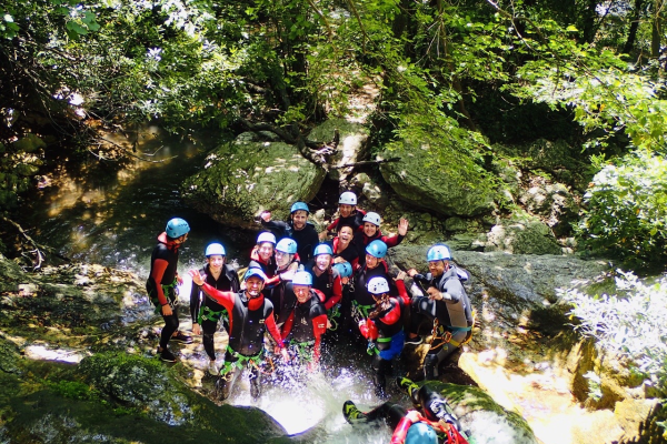 Randonnée aquatique dans les Gorges du Loup