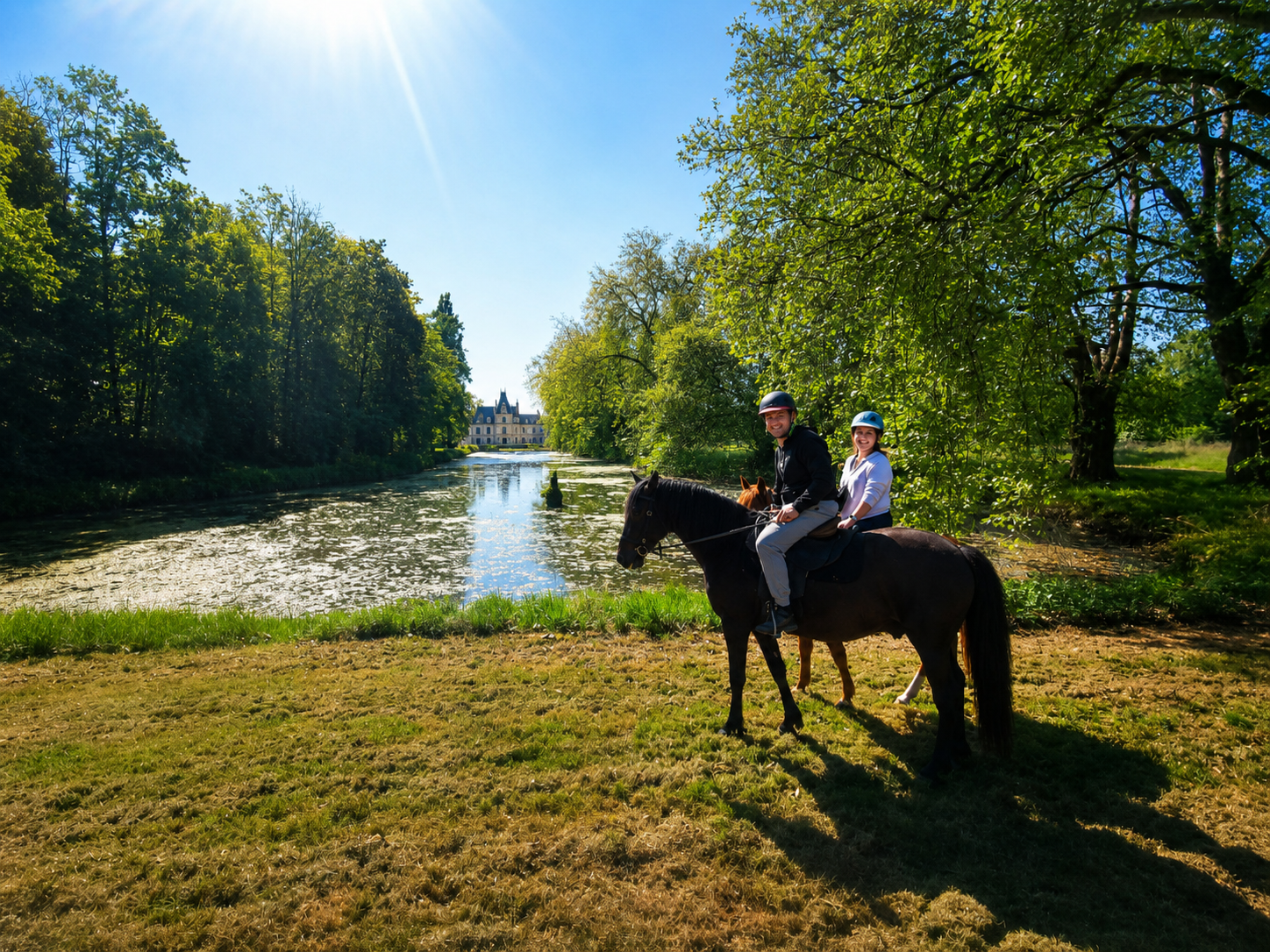 Balade à cheval dans le Beauvaisis
