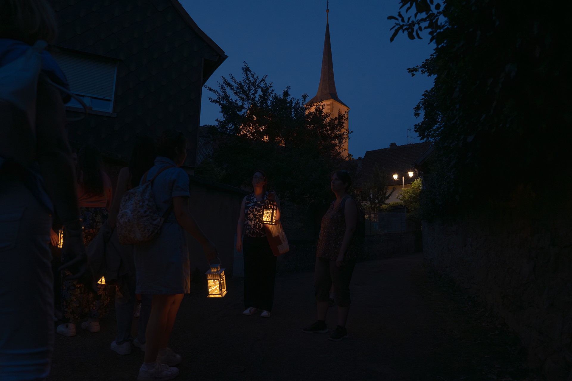 Visite guidée aux lanternes à Mittelbergheim