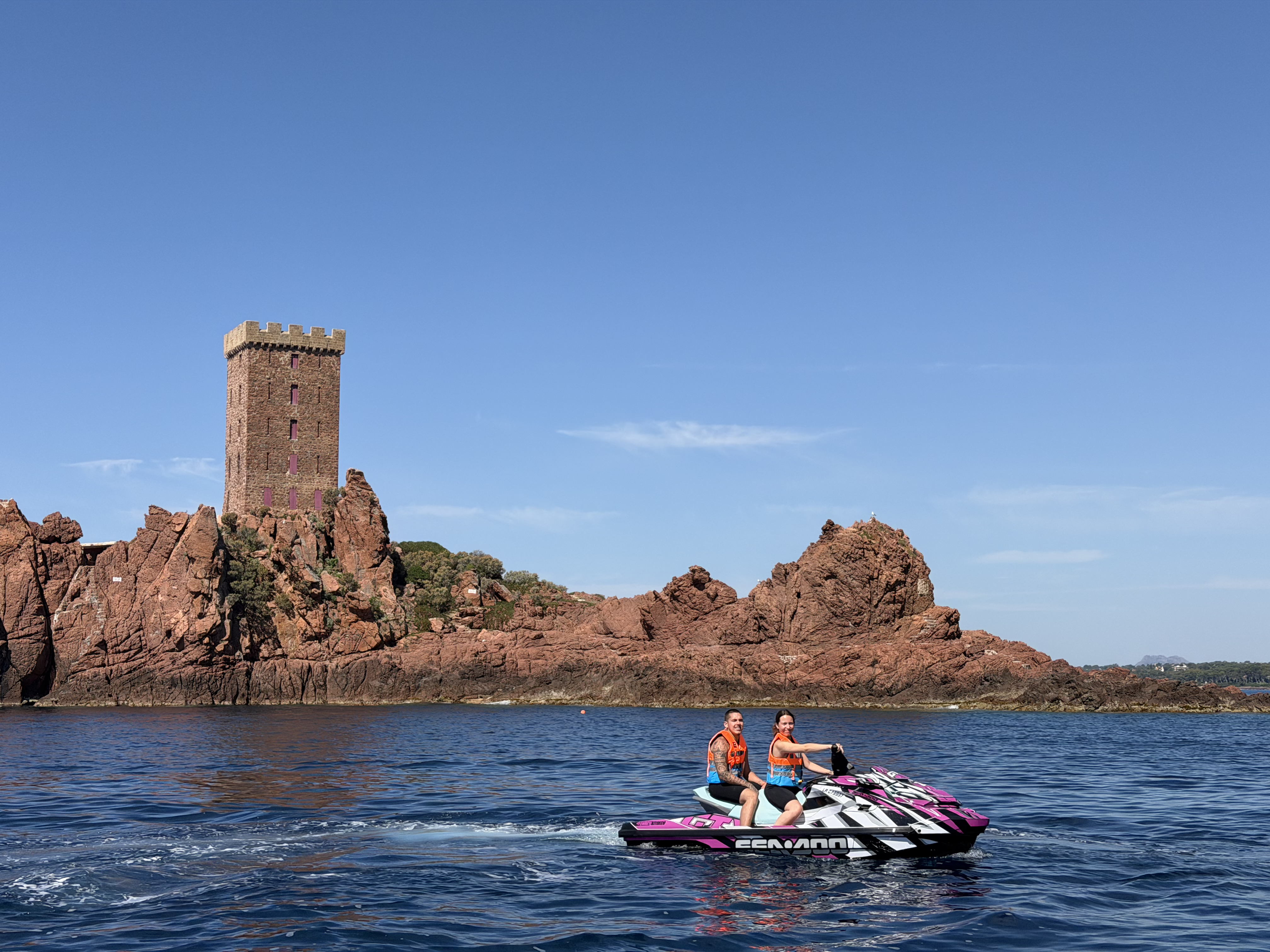 Randonnée en Jet-Ski au Coucher du Soleil à Fréjus