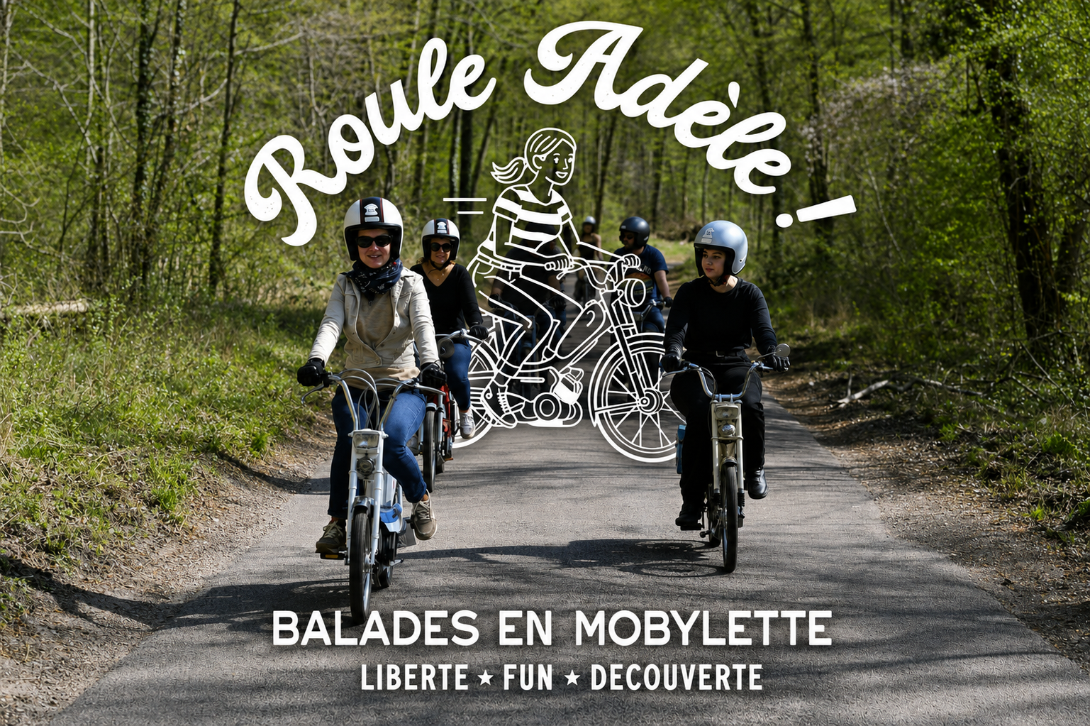 Balade en mobylettes Vintage à la demi journée