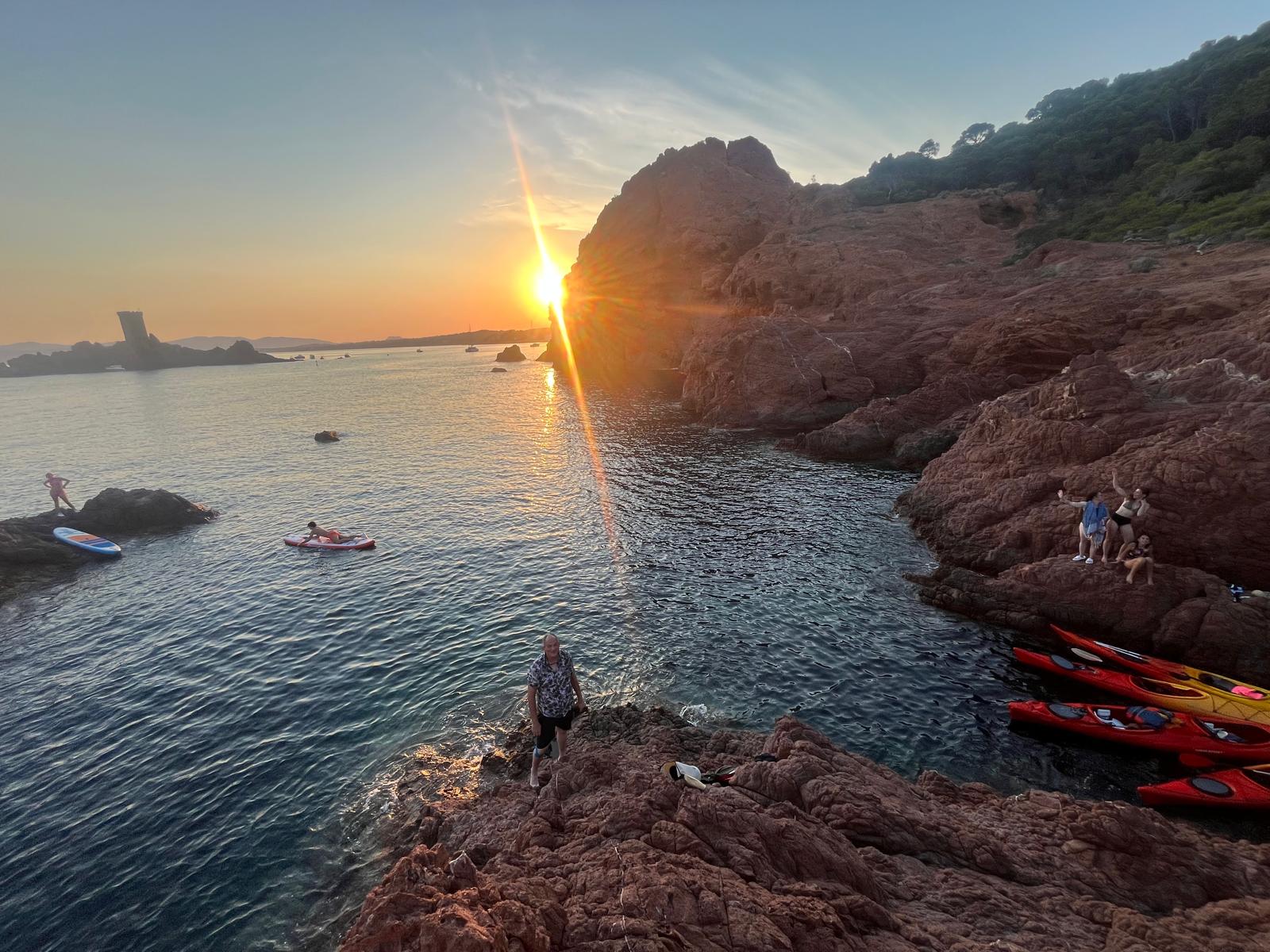 Sunset Kayak Mer Esterel - Excursion encadrée
