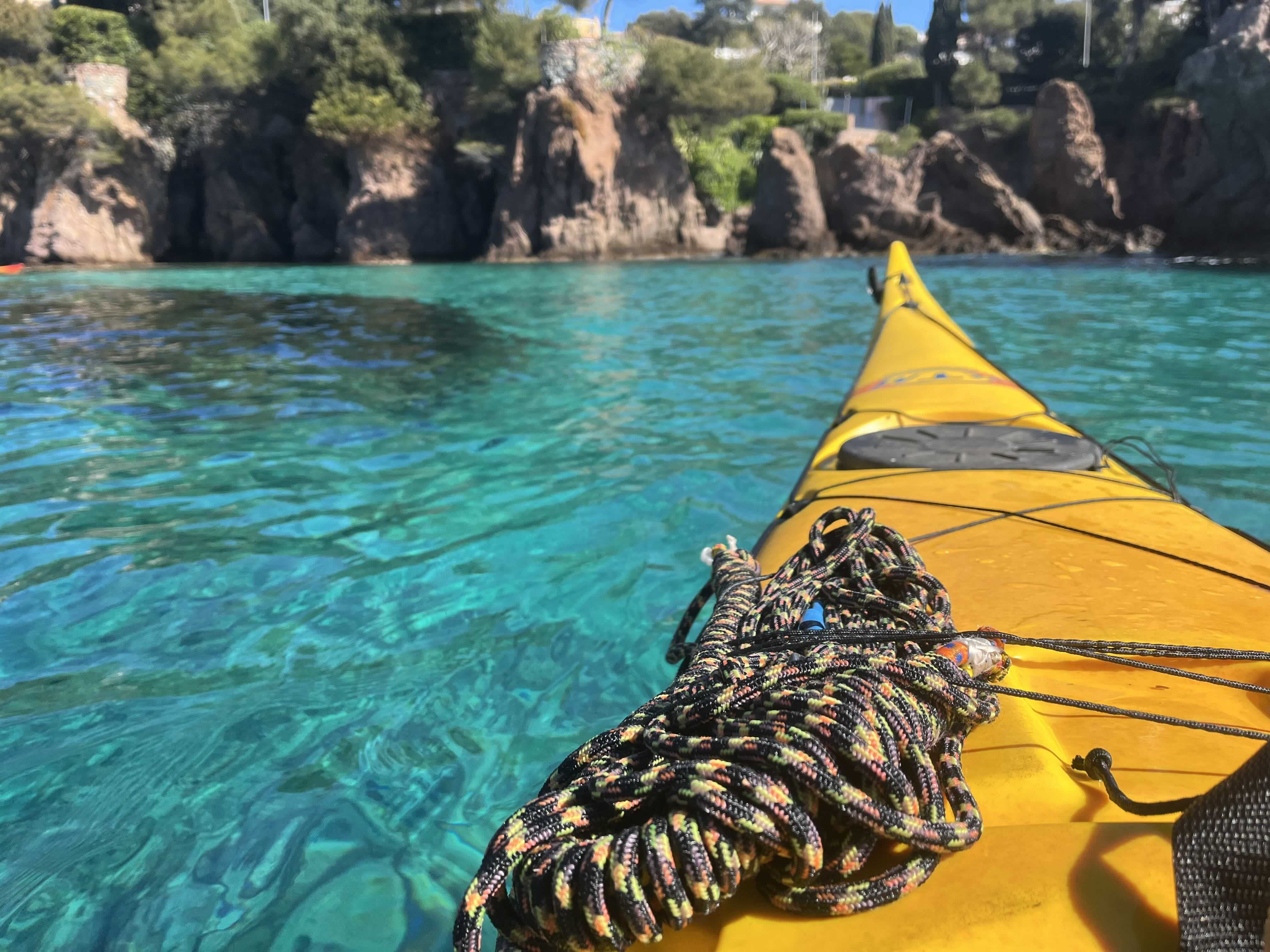 Esterel, Kayak mer demi-journée accompagné par un guide